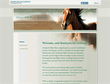 Tablet Screenshot of adelaidehillshorseagistment.com